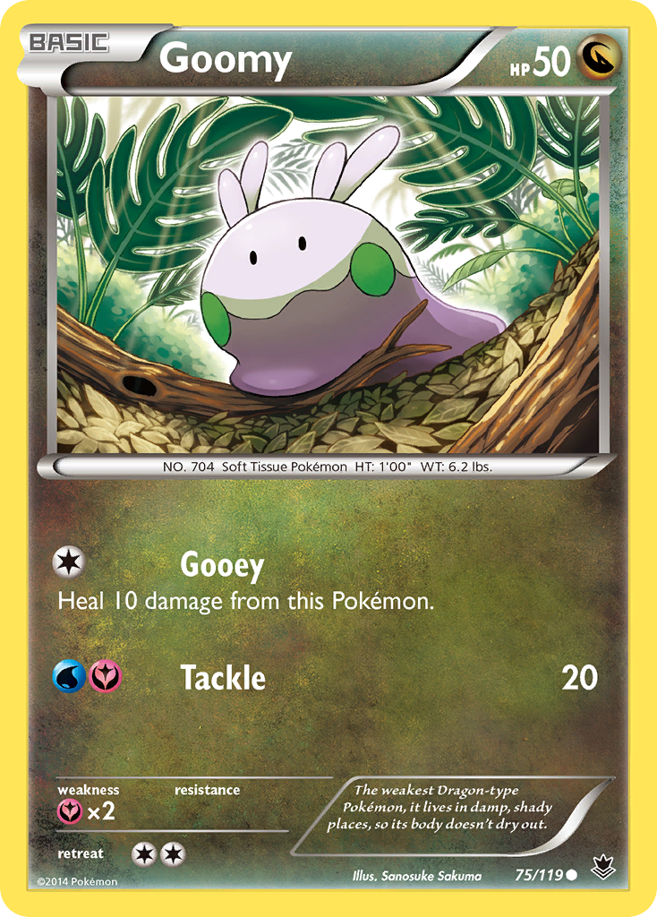 Goomy (75/119) [XY: Phantom Forces] | Card Merchant Takapuna