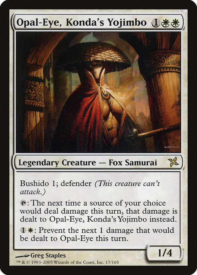 Opal-Eye, Konda's Yojimbo [Betrayers of Kamigawa] | Card Merchant Takapuna