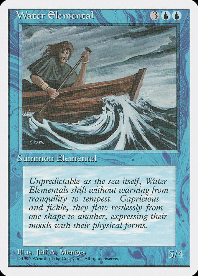 Water Elemental [Fourth Edition] | Card Merchant Takapuna