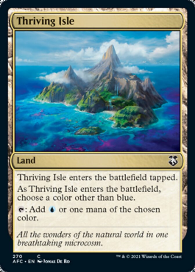 Thriving Isle [Dungeons & Dragons: Adventures in the Forgotten Realms Commander] | Card Merchant Takapuna