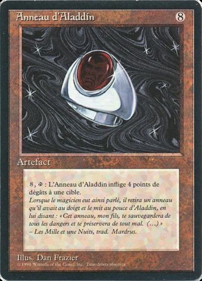 Aladdin's Ring [Foreign Black Border] | Card Merchant Takapuna