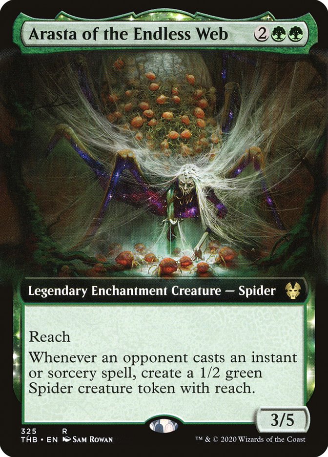 Arasta of the Endless Web (Extended Art) [Theros Beyond Death] | Card Merchant Takapuna