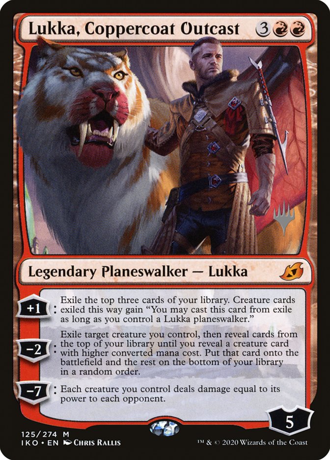 Lukka, Coppercoat Outcast (Promo Pack) [Ikoria: Lair of Behemoths Promos] | Card Merchant Takapuna