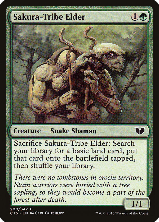 Sakura-Tribe Elder [Commander 2015] | Card Merchant Takapuna