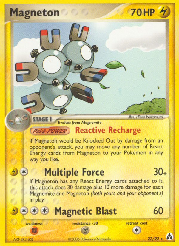 Magneton (22/92) [EX: Legend Maker] | Card Merchant Takapuna