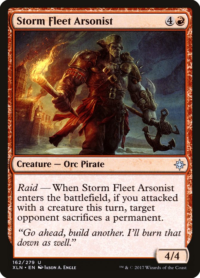 Storm Fleet Arsonist [Ixalan] | Card Merchant Takapuna