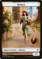 Human // Clue Double-Sided Token [Pioneer Challenger Decks 2022] | Card Merchant Takapuna