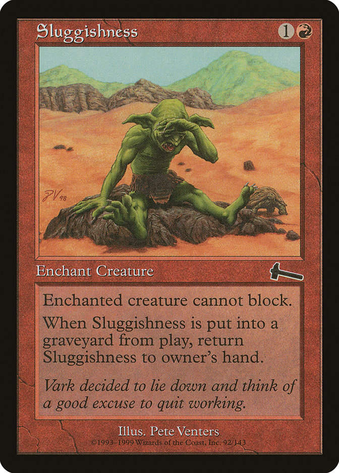 Sluggishness [Urza's Legacy] | Card Merchant Takapuna