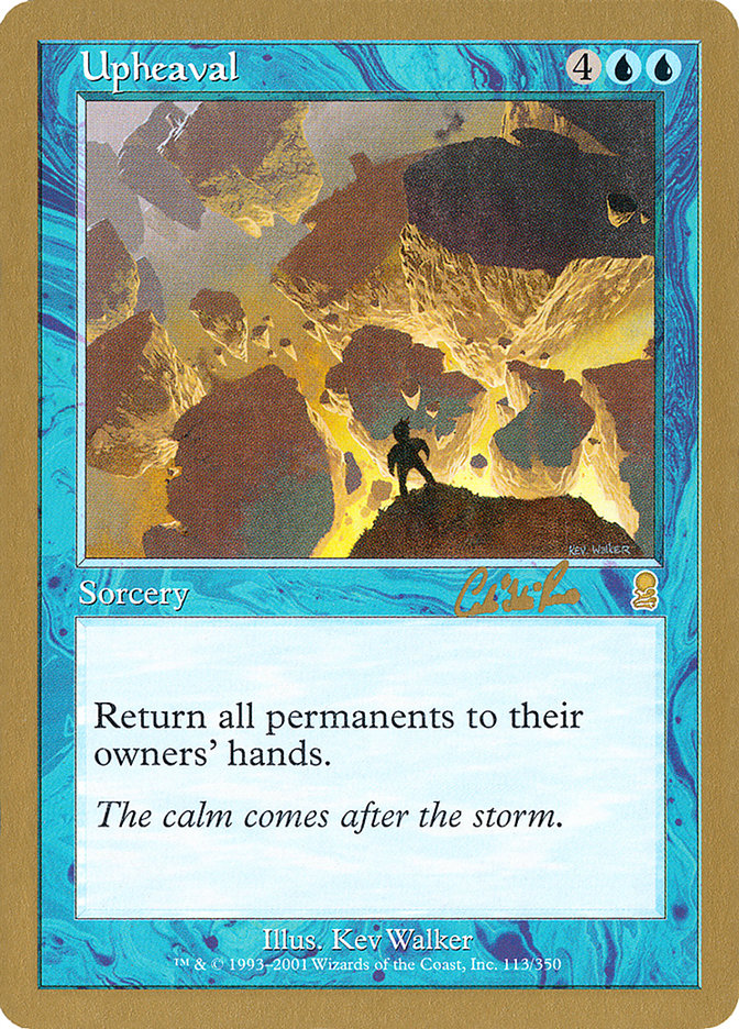 Upheaval (Carlos Romao) [World Championship Decks 2002] | Card Merchant Takapuna