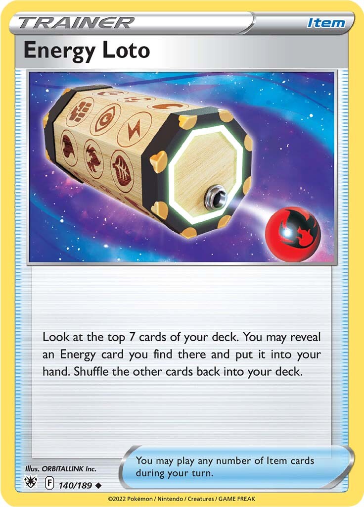 Energy Loto (140/189) [Sword & Shield: Astral Radiance] | Card Merchant Takapuna