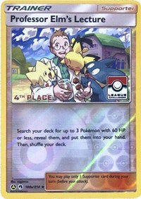 Professor Elms Lecture (188a/214) (League Promo 4th Place) [Sun & Moon: Lost Thunder] | Card Merchant Takapuna