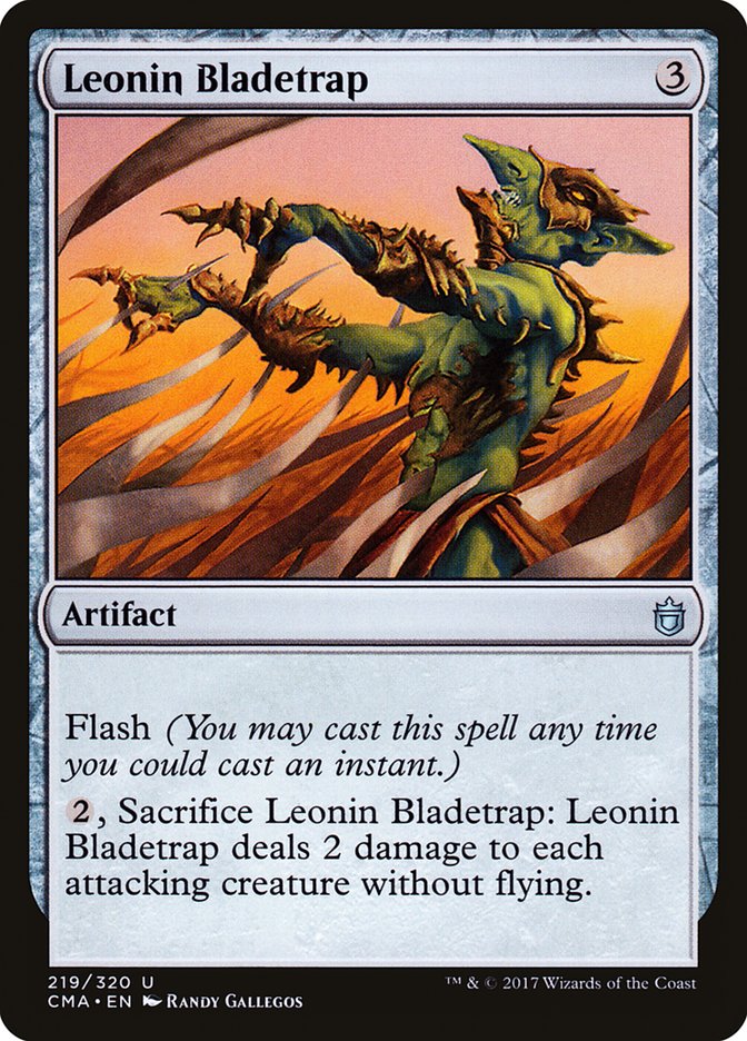 Leonin Bladetrap [Commander Anthology] | Card Merchant Takapuna