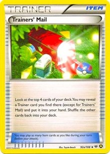 Trainers' Mail (92a/108) (Alternate Art Promo) [XY: Roaring Skies] | Card Merchant Takapuna