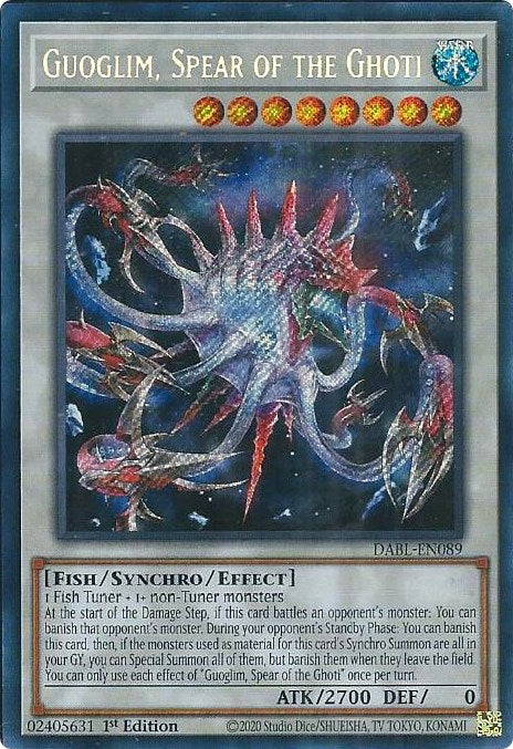 Guoglim, Spear of the Ghoti [DABL-EN089] Secret Rare | Card Merchant Takapuna