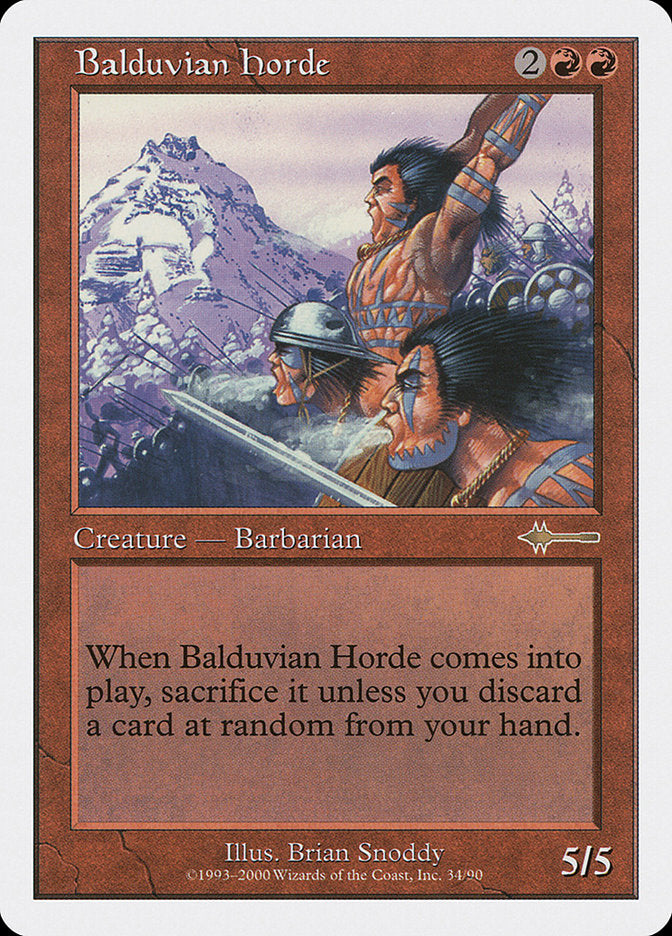 Balduvian Horde [Beatdown] | Card Merchant Takapuna