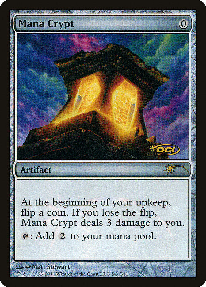 Mana Crypt [Judge Gift Cards 2011] | Card Merchant Takapuna