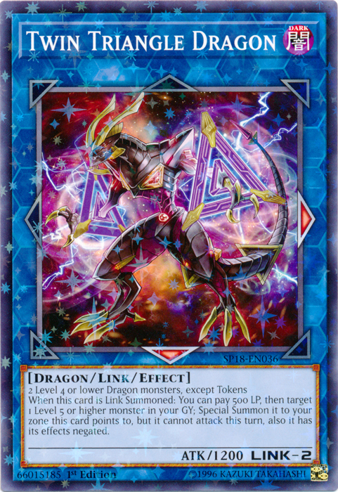 Twin Triangle Dragon [SP18-EN036] Starfoil Rare | Card Merchant Takapuna