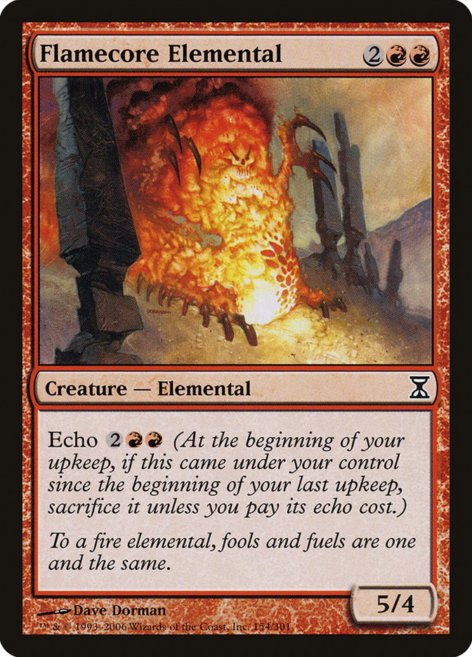 Flamecore Elemental [Time Spiral] | Card Merchant Takapuna