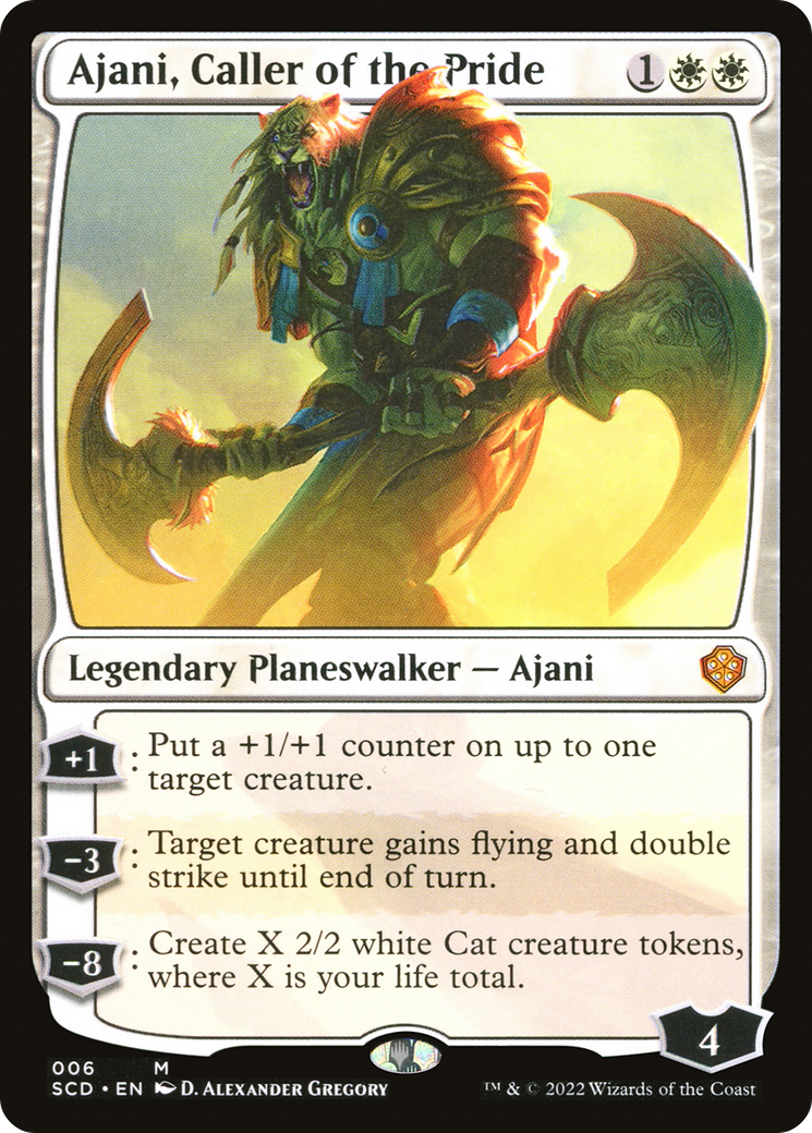 Ajani, Caller of the Pride [Starter Commander Decks] | Card Merchant Takapuna