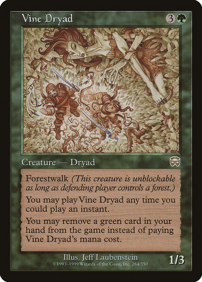 Vine Dryad [Mercadian Masques] | Card Merchant Takapuna