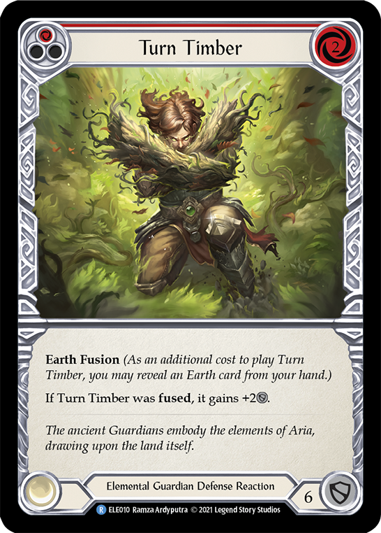 Turn Timber (Red) [ELE010] (Tales of Aria)  1st Edition Normal | Card Merchant Takapuna