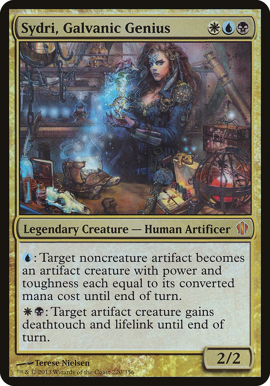 Sydri, Galvanic Genius (Oversized) [Commander 2013 Oversized] | Card Merchant Takapuna