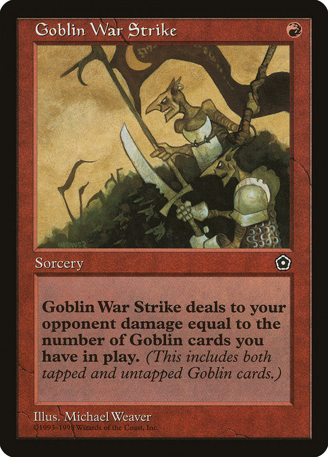 Goblin War Strike [Portal Second Age] | Card Merchant Takapuna