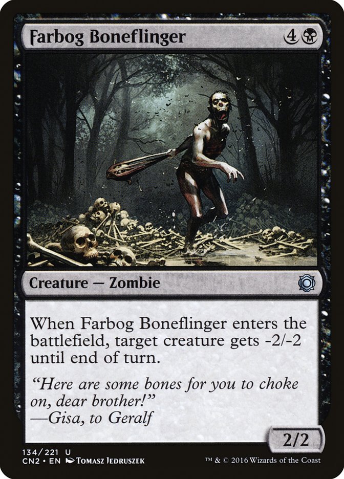 Farbog Boneflinger [Conspiracy: Take the Crown] | Card Merchant Takapuna