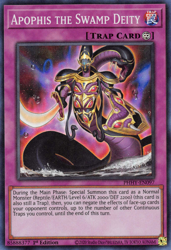 Apophis the Swamp Deity [PHHY-EN097] Super Rare | Card Merchant Takapuna