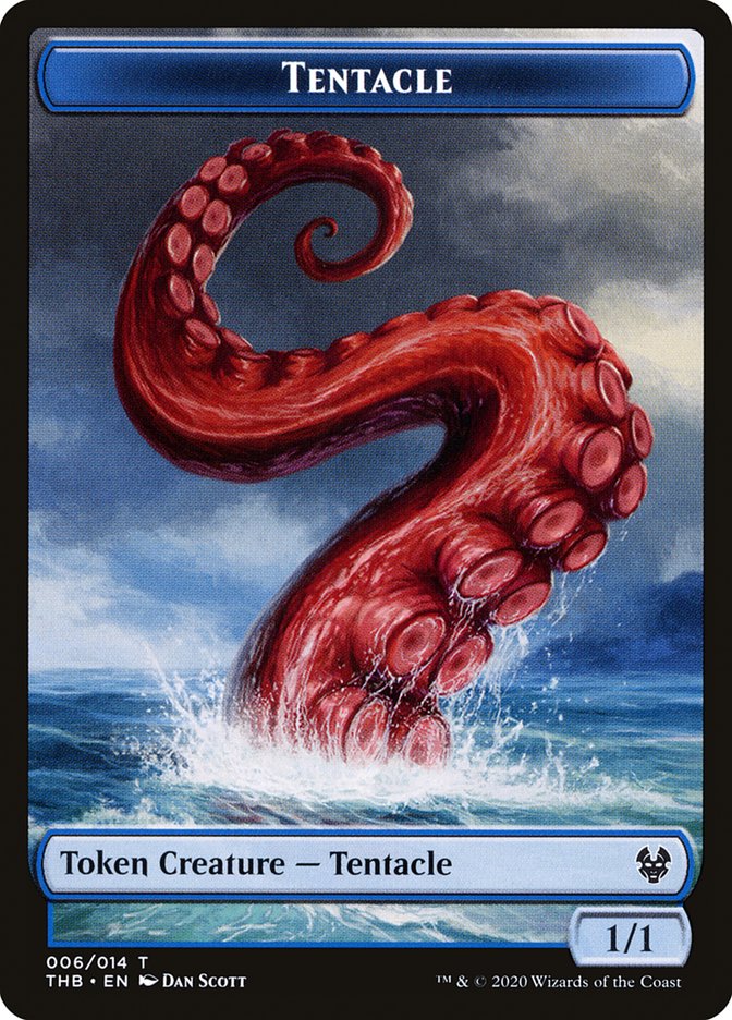 Human Soldier // Tentacle Double-Sided Token [Theros Beyond Death Tokens] | Card Merchant Takapuna