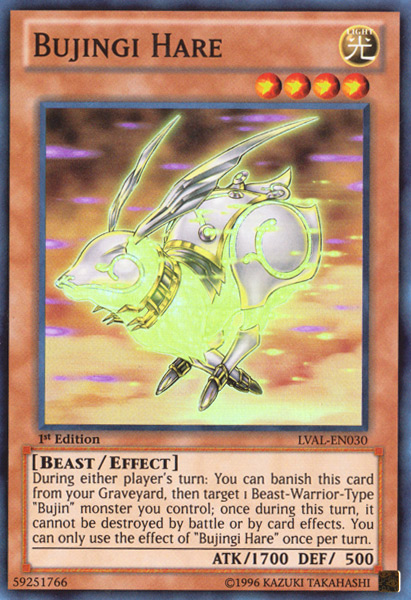 Bujingi Hare [LVAL-EN030] Super Rare | Card Merchant Takapuna