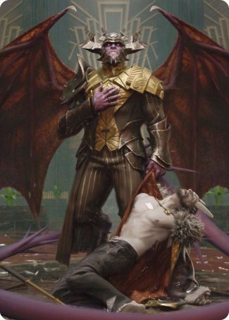 Ob Nixilis, the Adversary 1 Art Card [Streets of New Capenna Art Series] | Card Merchant Takapuna