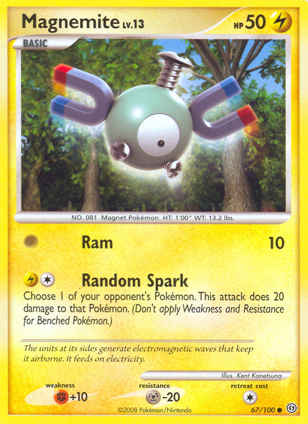 Magnemite (67/100) [Diamond & Pearl: Stormfront] | Card Merchant Takapuna