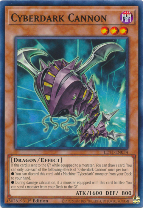 Cyberdark Cannon [LDS1-EN034] Common | Card Merchant Takapuna