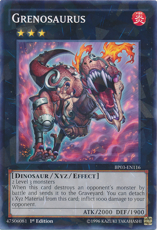 Grenosaurus [BP03-EN116] Shatterfoil Rare | Card Merchant Takapuna