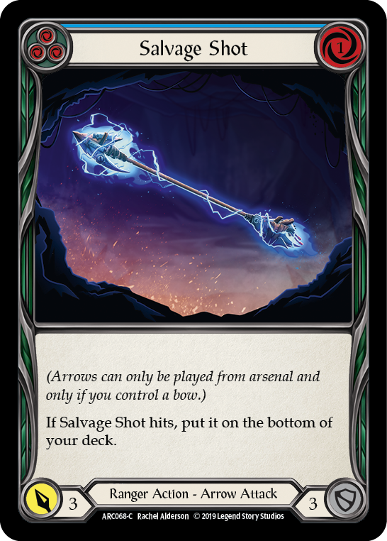 Salvage Shot (Blue) [ARC068-C] (Arcane Rising)  1st Edition Normal | Card Merchant Takapuna