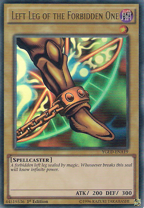 Left Leg of the Forbidden One [YGLD-ENA19] Ultra Rare | Card Merchant Takapuna