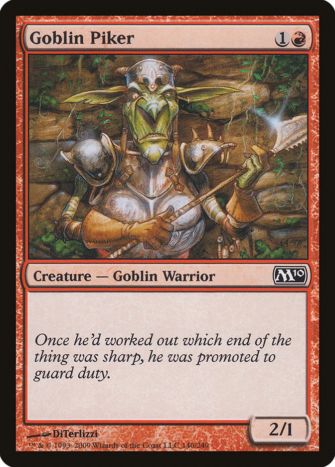 Goblin Piker [Magic 2010] | Card Merchant Takapuna