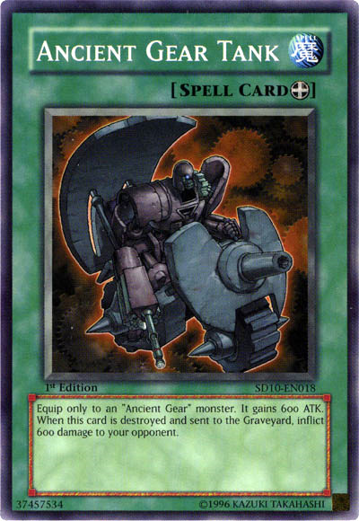 Ancient Gear Tank [SD10-EN018] Common | Card Merchant Takapuna