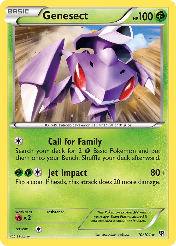 Genesect (10/101) (Theme Deck Exclusive) [Black & White: Plasma Blast] | Card Merchant Takapuna