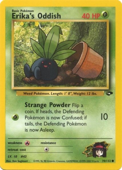 Erika's Oddish (70/132) [Gym Challenge Unlimited] | Card Merchant Takapuna