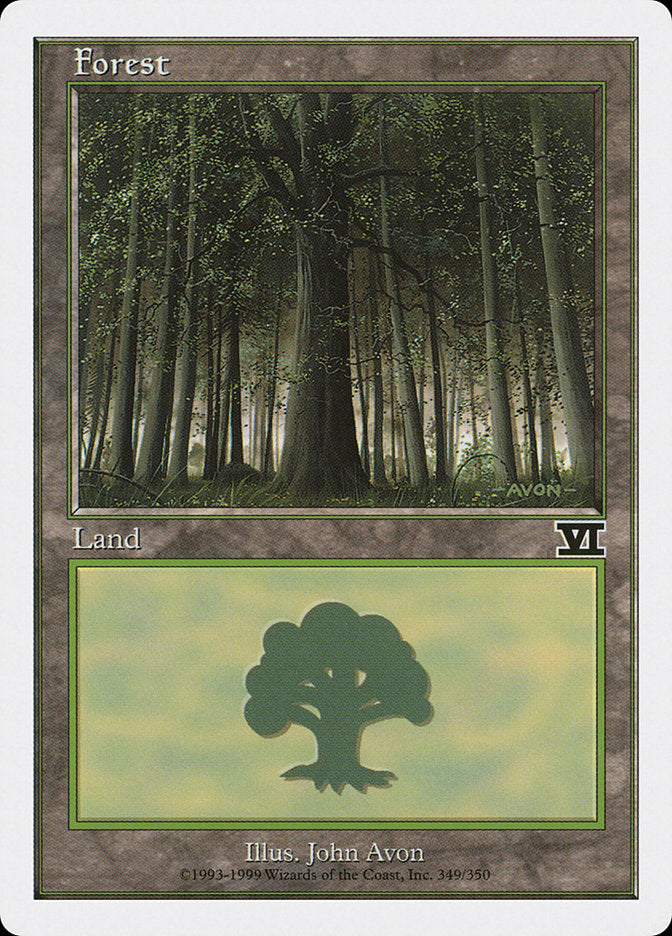 Forest (349) [Classic Sixth Edition] | Card Merchant Takapuna