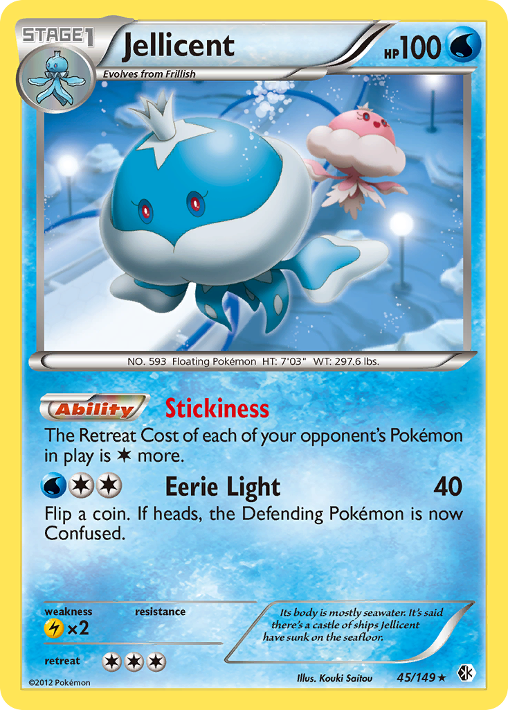 Jellicent (45/149) [Black & White: Boundaries Crossed] | Card Merchant Takapuna