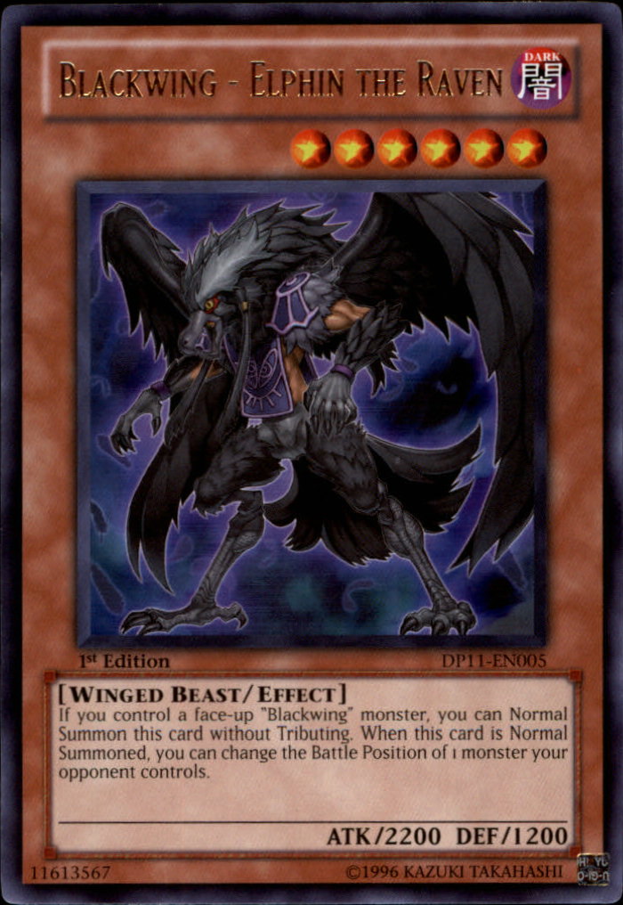 Blackwing - Elphin the Raven [DP11-EN005] Rare | Card Merchant Takapuna