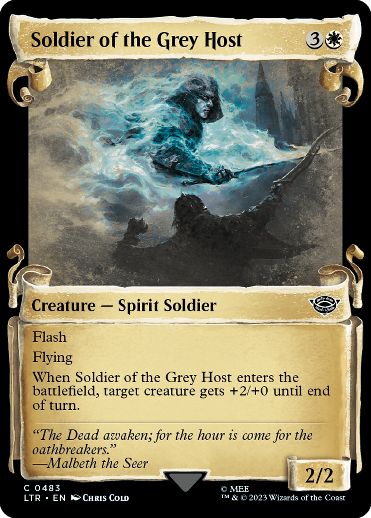 Soldier of the Grey Host [The Lord of the Rings: Tales of Middle-Earth Showcase Scrolls] | Card Merchant Takapuna