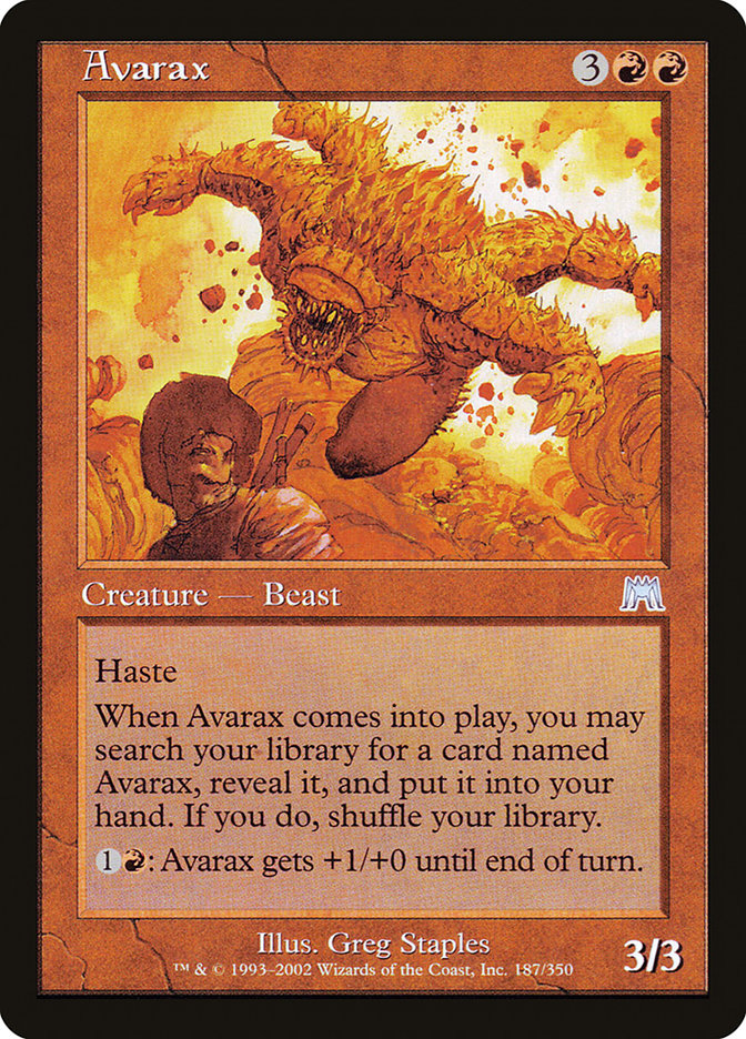 Avarax [Onslaught] | Card Merchant Takapuna