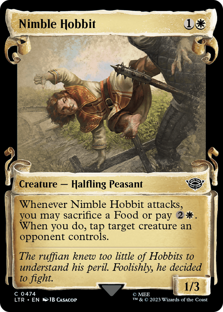 Nimble Hobbit [The Lord of the Rings: Tales of Middle-Earth Showcase Scrolls] | Card Merchant Takapuna