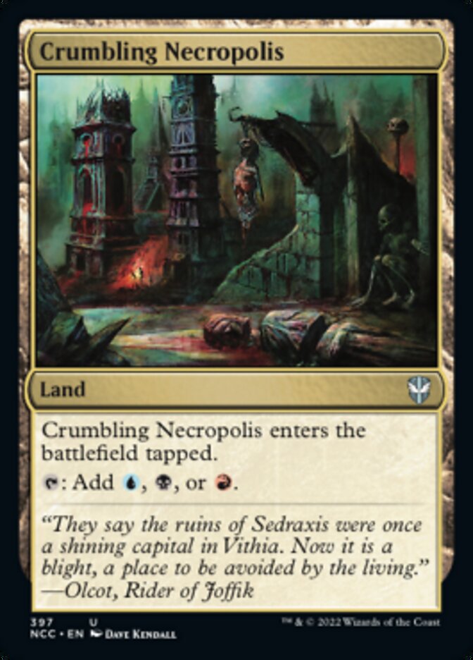 Crumbling Necropolis [Streets of New Capenna Commander] | Card Merchant Takapuna