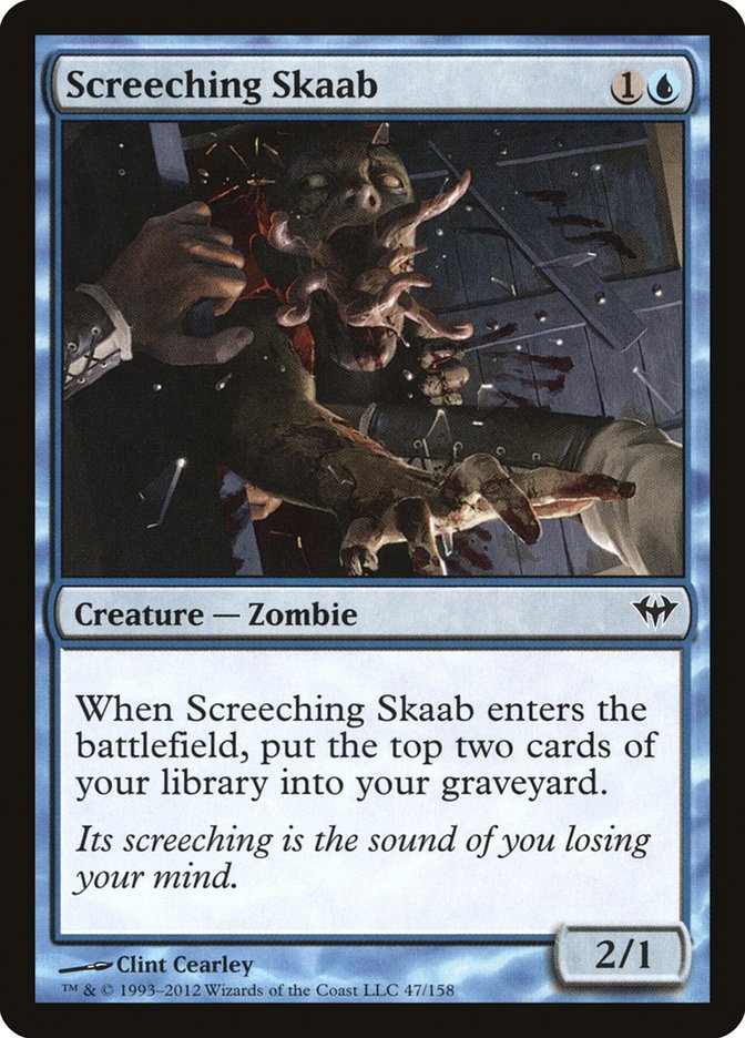 Screeching Skaab [Dark Ascension] | Card Merchant Takapuna