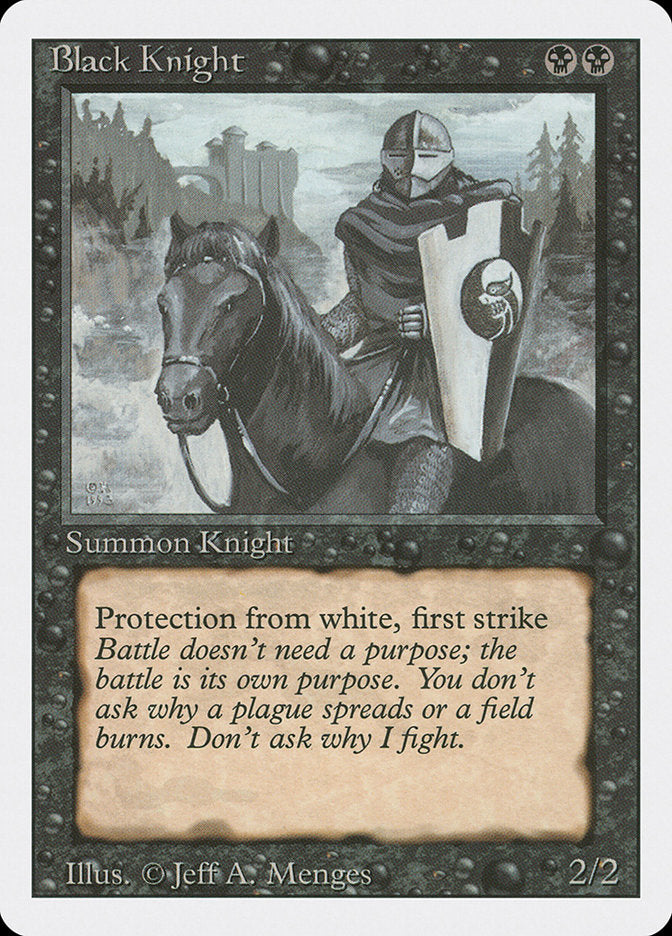 Black Knight [Revised Edition] | Card Merchant Takapuna
